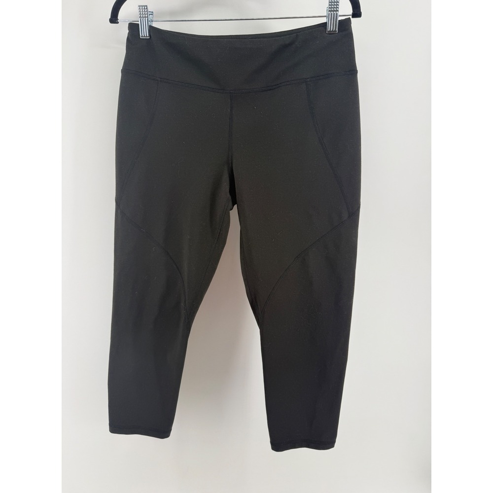 Patagonia Centered Cropped Leggings Black Athletic Yoga Pants Womens Large L